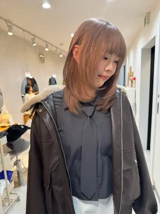 ミディアム カラー コイデ リュウセイのヘアスタイル