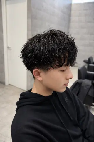 パーマ メンズ _WHITE鳳店所属・_WHITE /藤田唯生のヘアスタイル