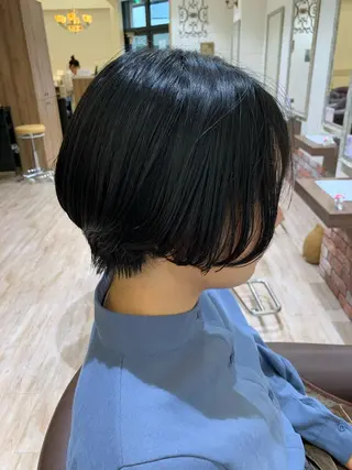 ショート ヘアアレンジ 髪質改善&Spa fee南越谷2号店所属・髪質改善/南越谷/ 山岸彩夏のヘアスタイル