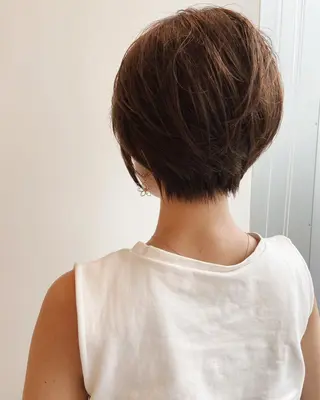 ショート カラー パーマ ヘアアレンジ メンズ キッズ ネイル マツエク・マツパ ショート/ボブ /パーマ🌿柏原良亮のヘアスタイル