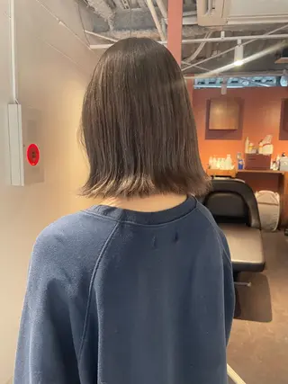 ミディアム カラー レイヤー×初 パーマ|hinakoのヘアスタイル