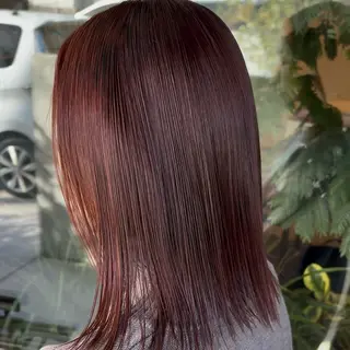 ミディアム カラー GISELA サリナのヘアスタイル