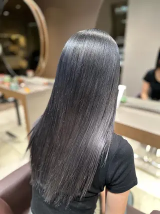 ロング はらだ すずのヘアスタイル