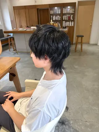 ミディアム パーマ フラム所属・WATANABE MISAKIのヘアスタイル