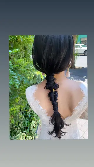 ロング ヘアアレンジ marju銀座 マージュギンザのヘアスタイル