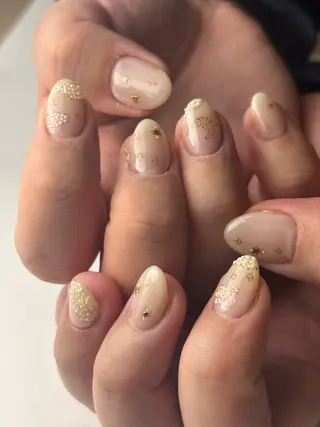 ネイル sunny nail所属・sunny ニュアンス/手描き/のネイルデザイン