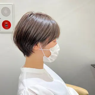 ショート カラー 【似合わせ・レイヤー ・パーマ】海気のヘアスタイル