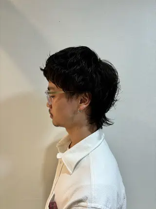 ショート パーマ メンズ 札幌パーマ 髪質改善/後藤海音のヘアスタイル