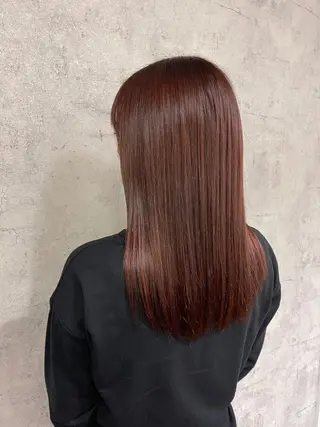 ロング カラー 唐澤 千尋のヘアスタイル