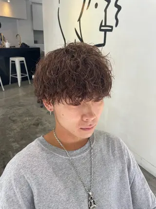 パーマ 吉田聖 【メンズヘア特化】のヘアスタイル
