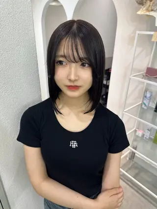 ミディアム カラー 🪞個室サロン/韓国 艶髪/keito🪞のヘアスタイル