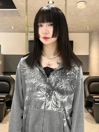 ロング AI TOKYO　S所属・mizuki 【韓国レイヤー】のヘアスタイル