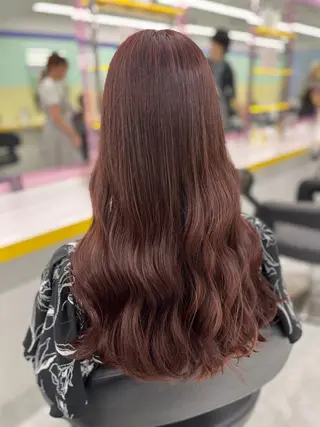 ロング カラー ハイトーンカラー 🦄レイヤーカットのヘアスタイル