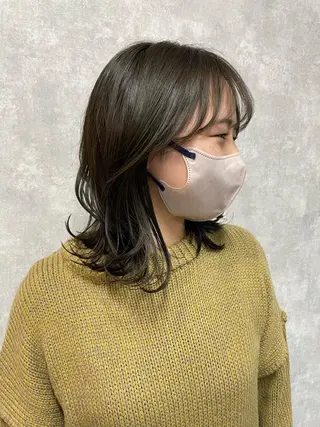 ミディアム C’LD hair  produce /シールドヘア所属・モテ髪/ボブ/ショー ト/アダチフウトのヘアスタイル