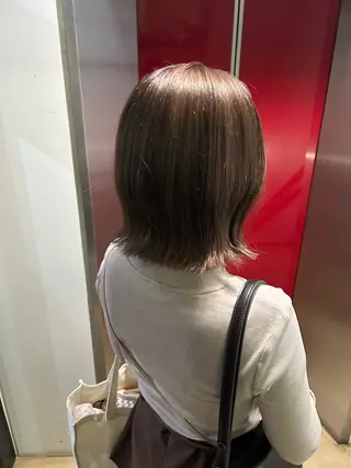 ミディアム 野尻 拓海のヘアスタイル