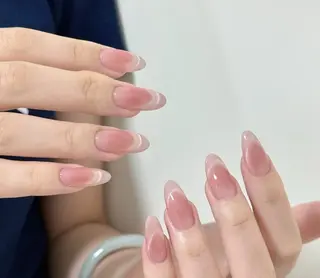 ネイル By moonネイル 🌷ワンホン/韓国風のネイルデザイン