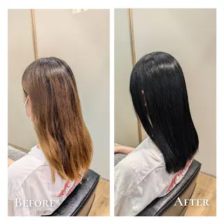 カラー Cafu hair Tachi所属・有馬 葵のヘアスタイル