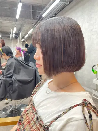 ショート カラー 似合わせ🌿‬髪質 改善🧸RYUGOのヘアスタイル