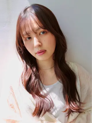 カラー 田村 汐織のヘアスタイル