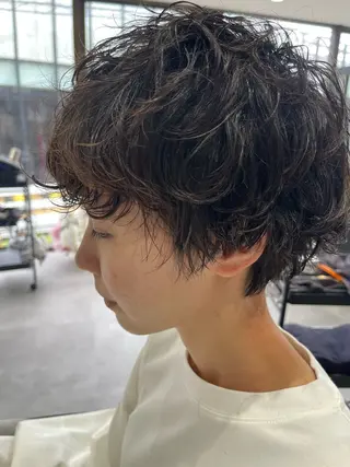 ショート パーマ 似合わせ／代表 髪質改善/山田将大のヘアスタイル