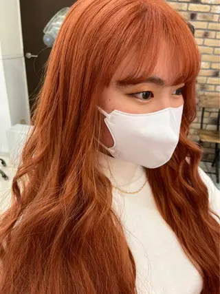 セミロング カラー 羽エクステ🩷 🤍まき🤍のヘアスタイル