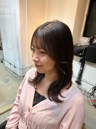 セミロング NOAHFLY所属・noahfly / maoのヘアスタイル