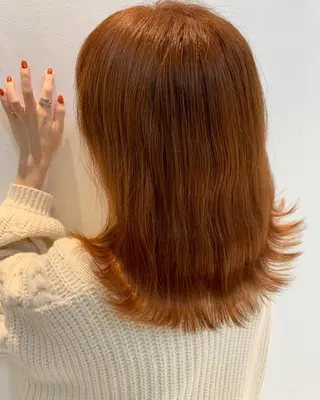 ミディアム カラー 韓国ヘア特化🇰🇷 心斎橋【ユリカ】のヘアスタイル