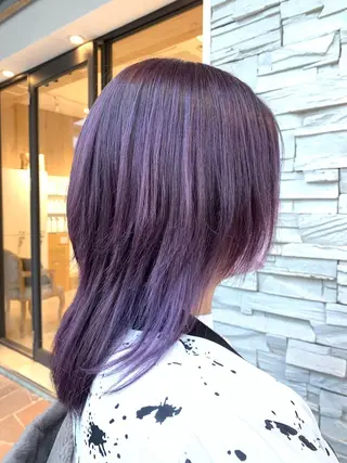 ミディアム ゆうき あすかのヘアスタイル