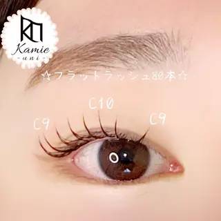 マツエク・マツパ Kamie-uni wakoのマツエク・マツパデザイン