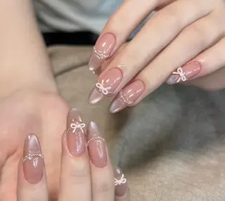 ネイル By moonネイル 🌷ワンホン/韓国風のネイルデザイン