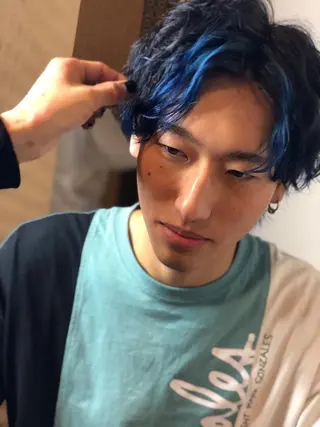 カラー エクステ/カラー/ TOMOYUKIのヘアスタイル