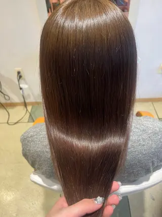 ロング カラー ベージュカラー⌇﻿ くびれヘア.𐙚心音のヘアスタイル