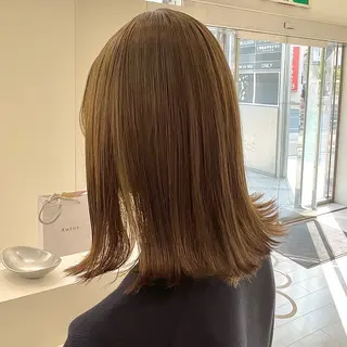 ミディアム カラー ParveMix￤ 大賀さつき🍨🤍のヘアスタイル