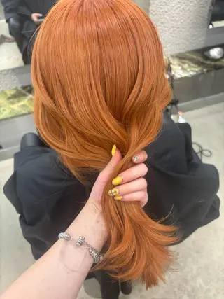 ミディアム カラー PELE SAKAE airiのヘアスタイル