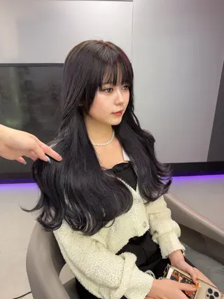 ミディアム 美容室clana所属・与那原 鈴七のヘアスタイル