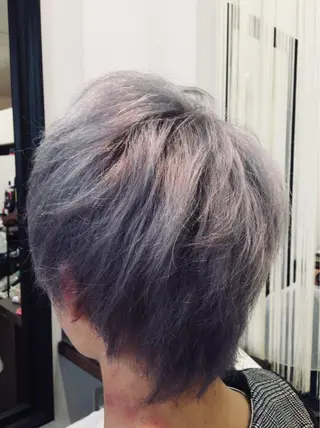 ショート カラー メンズ 阿久津 泰幸のヘアスタイル