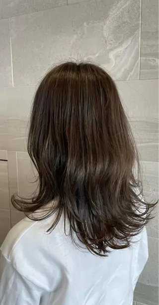 ミディアム カラー 應後 健一のヘアスタイル