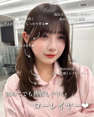 セミロング 🌈全レングス特化 銀座sandノスケのヘアスタイル