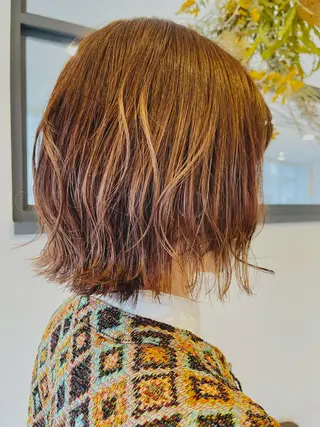 ショート 由比藤理子 ブリーチカラー🌈のヘアスタイル