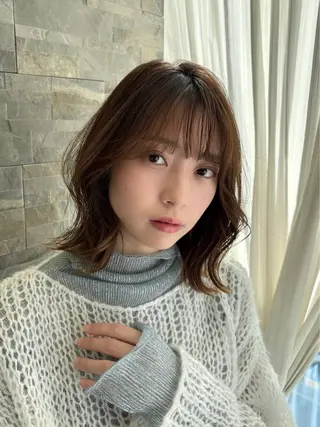 ミディアム カラー LaBless梅田 🎀坂本リオのヘアスタイル