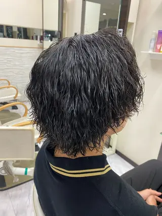 パーマ メンズ 🌴パーマオタク🌴 長谷川　諒佑🌈のヘアスタイル