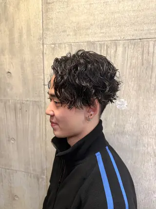 ショート パーマ メンズ ツイスパ/メンズ パーマ/歩夢のヘアスタイル