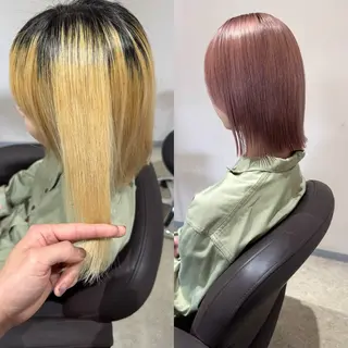 ショート ✨髪質改善美髪矯正✨ ボブ/韓国レイヤー✨のヘアスタイル