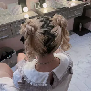 セミロング ヘアアレンジ MILD by 17 秋葉原 ‪♡みづき♡のヘアスタイル