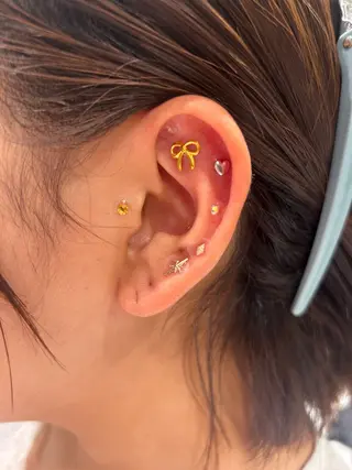 透明感カラー💙 束感マツエク🪼海月のヘアスタイル