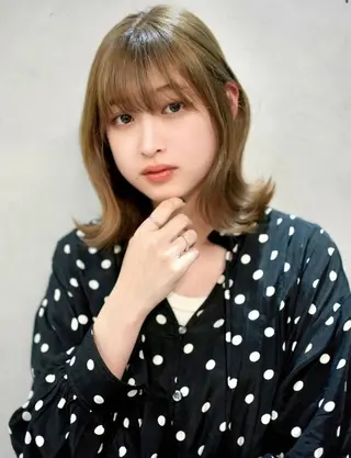 ミディアム 中江 伸之介のヘアスタイル