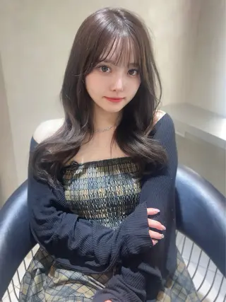 ロング 韓国ヘア×艶髪🎀 池袋/Rina🩶のヘアスタイル