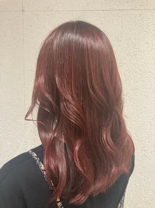 セミロング カラー 🎀carina ハイトーンカラー🎀のヘアスタイル