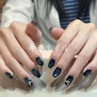 ネイル 🍑長さだし ワンホン💅モモコのネイルデザイン