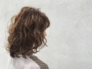 ミディアム カラー パーマ ヘアアレンジ マツエク・マツパ 透明感カラー💖 Stylist佐藤澪のマツエク・マツパデザイン